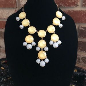 Bubble necklace in two tone